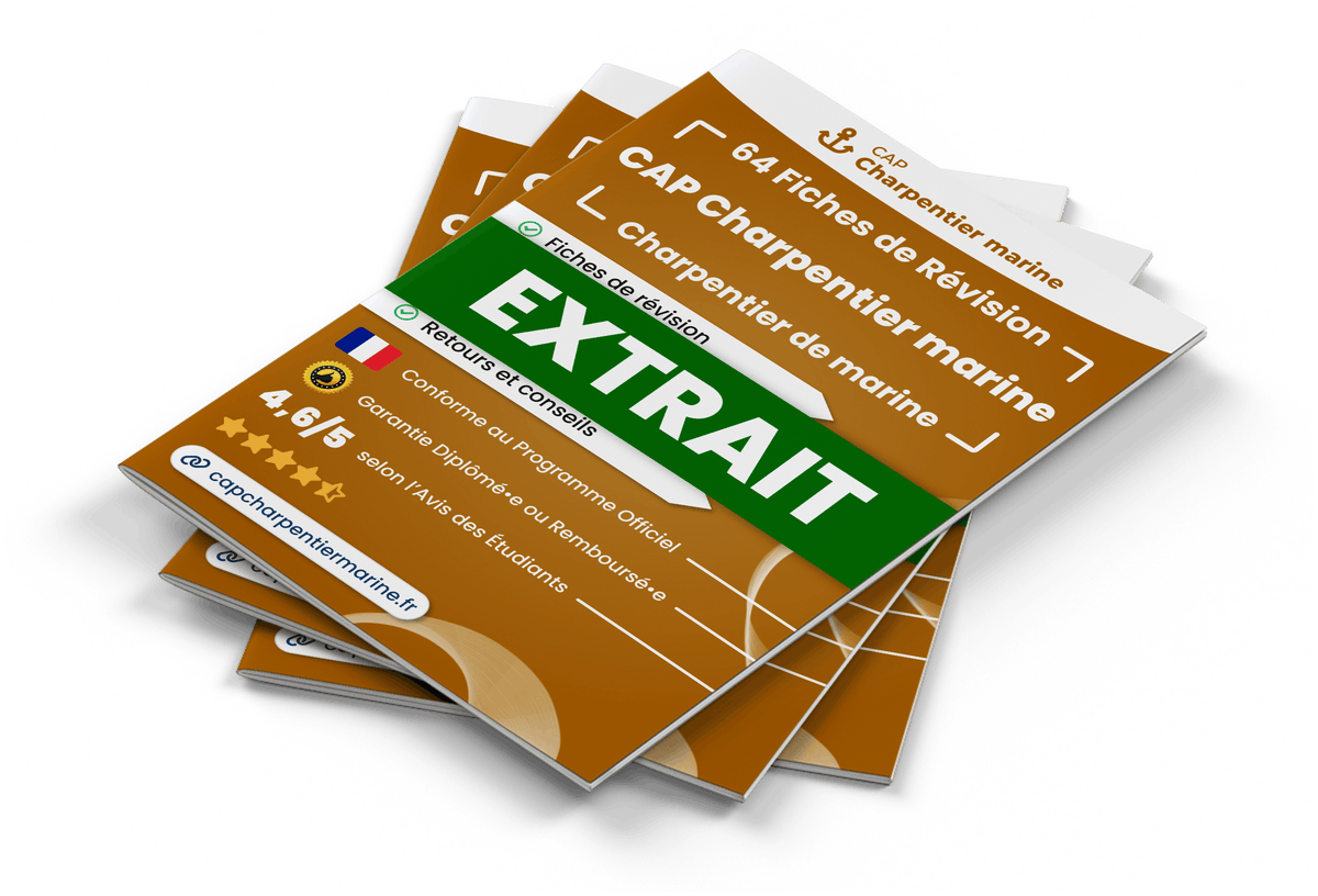 Extrait Fiches Révision gratuites CAP Charpentier marine